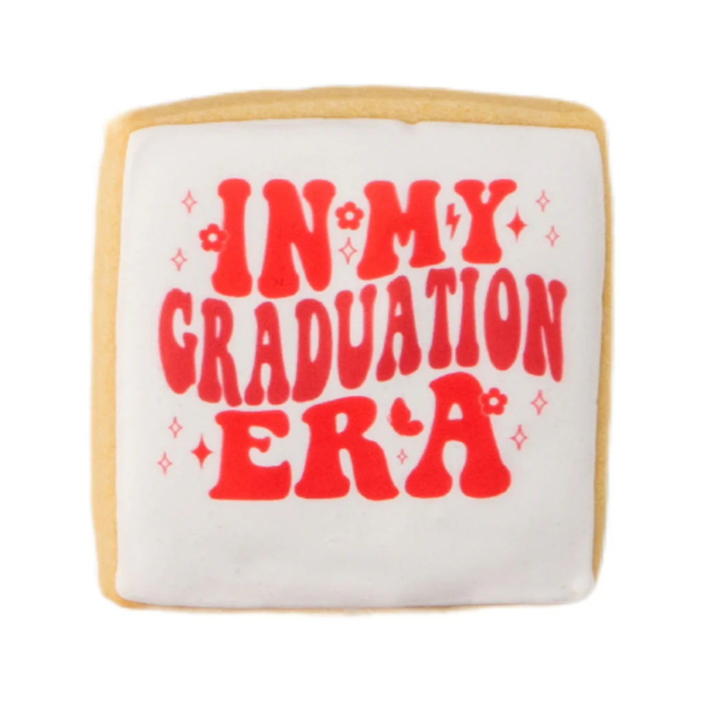 Graduation Photo & Logo Cookies, Square - Image 3