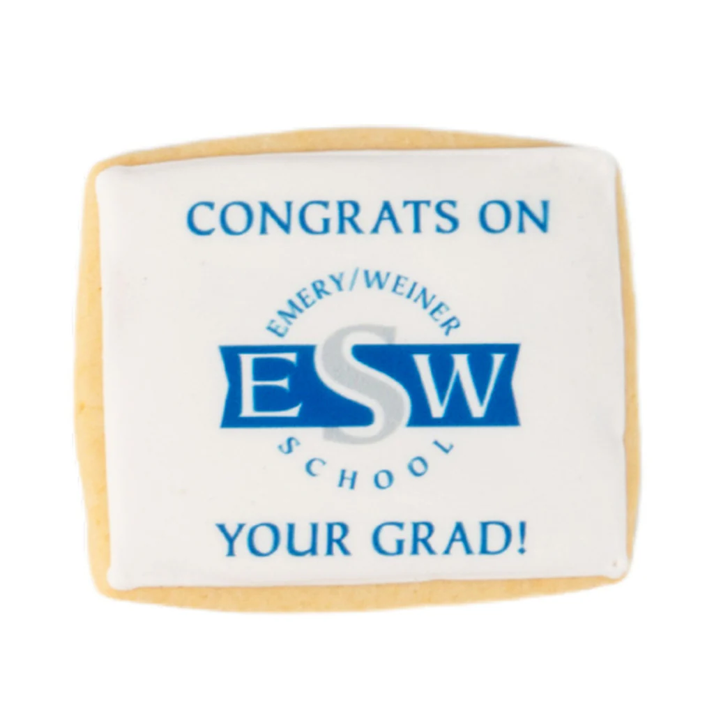 Graduation Photo & Logo Cookies, Rectangle - Image 3