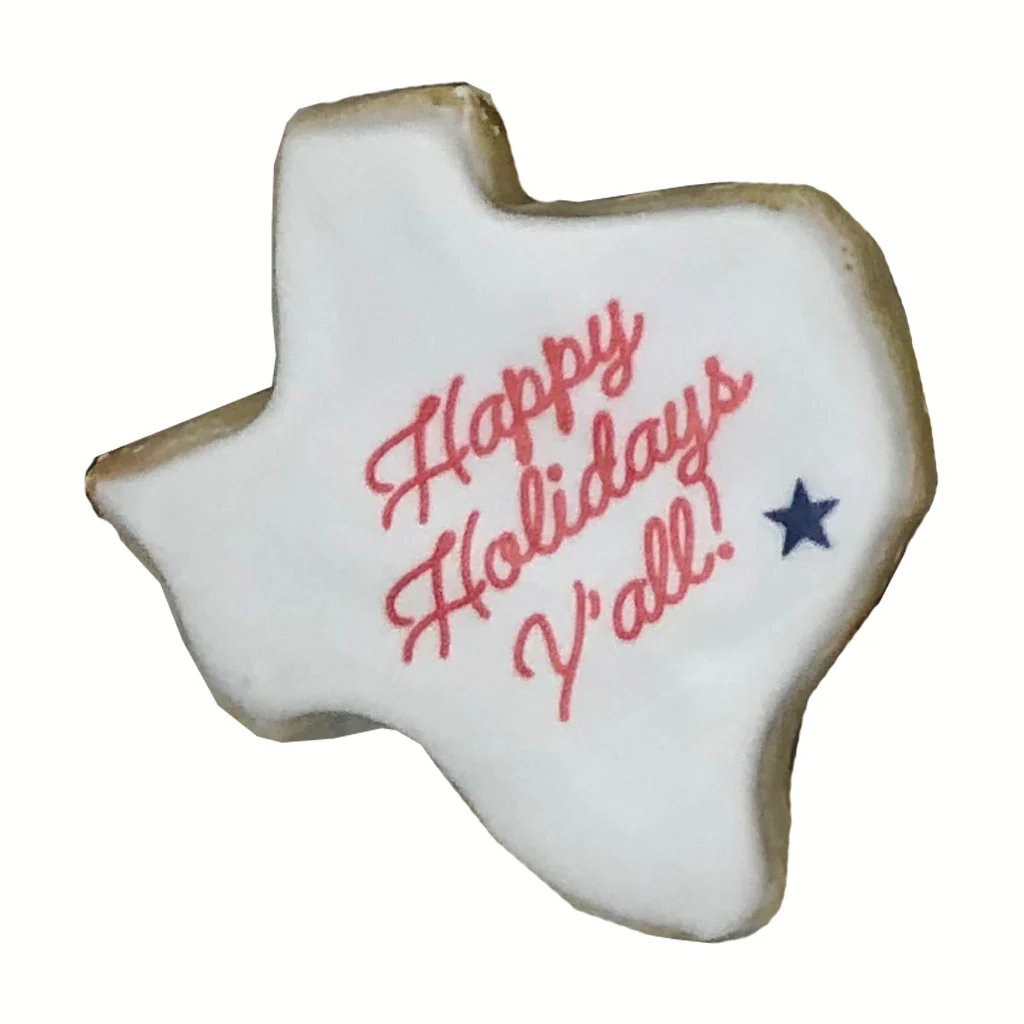 Photo & Logo Cookies, Texas Shape - Image 4