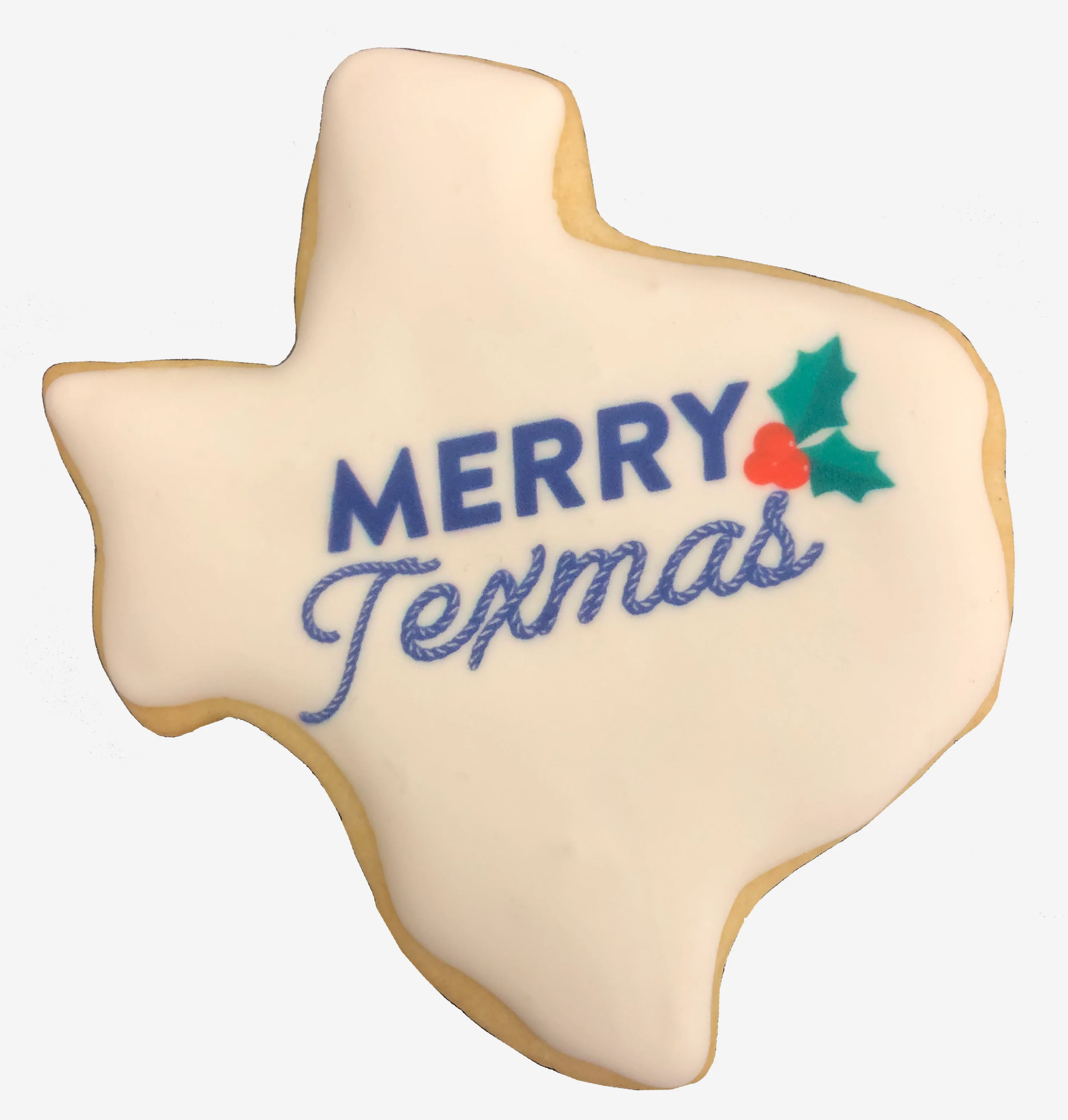 Photo & Logo Cookies, Texas Shape - Image 3